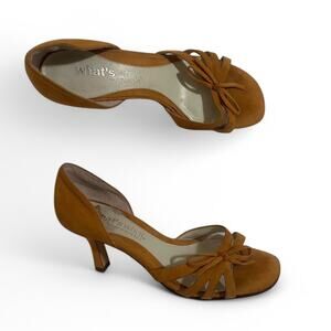 Vintage bow kitten heels great